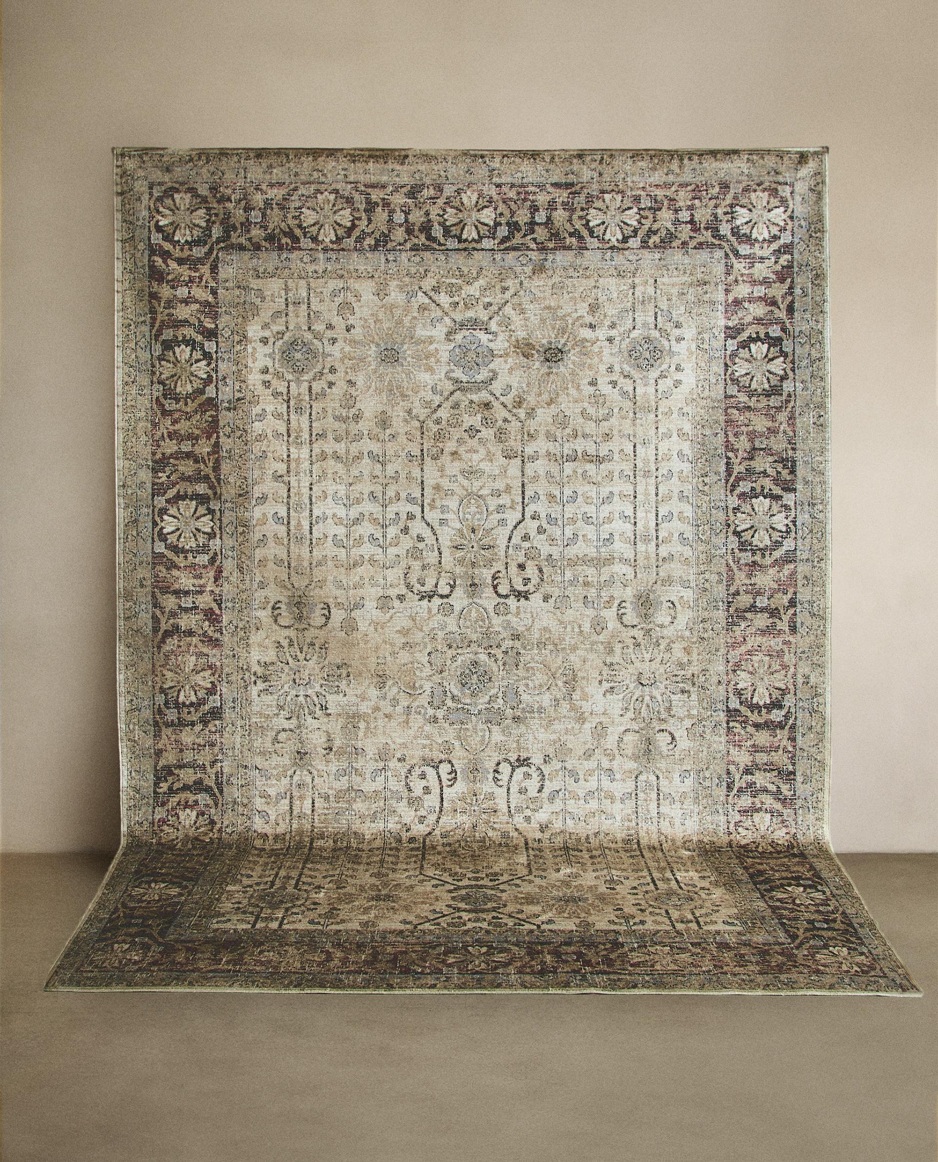 ヴィンテージエフェクト レクタンギュラーラグ | Zara Home 日本/Japan