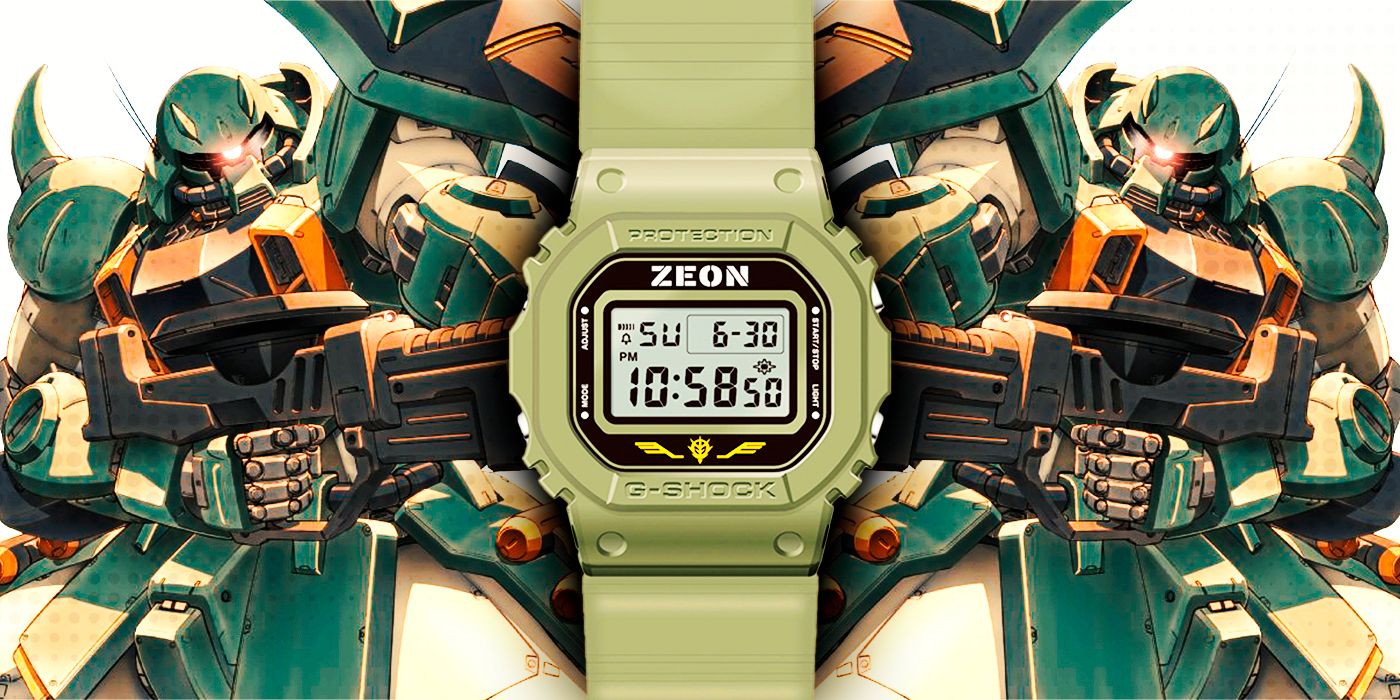 Casio Reveals New Gundam Watch to Rep the Principality of Zeon in