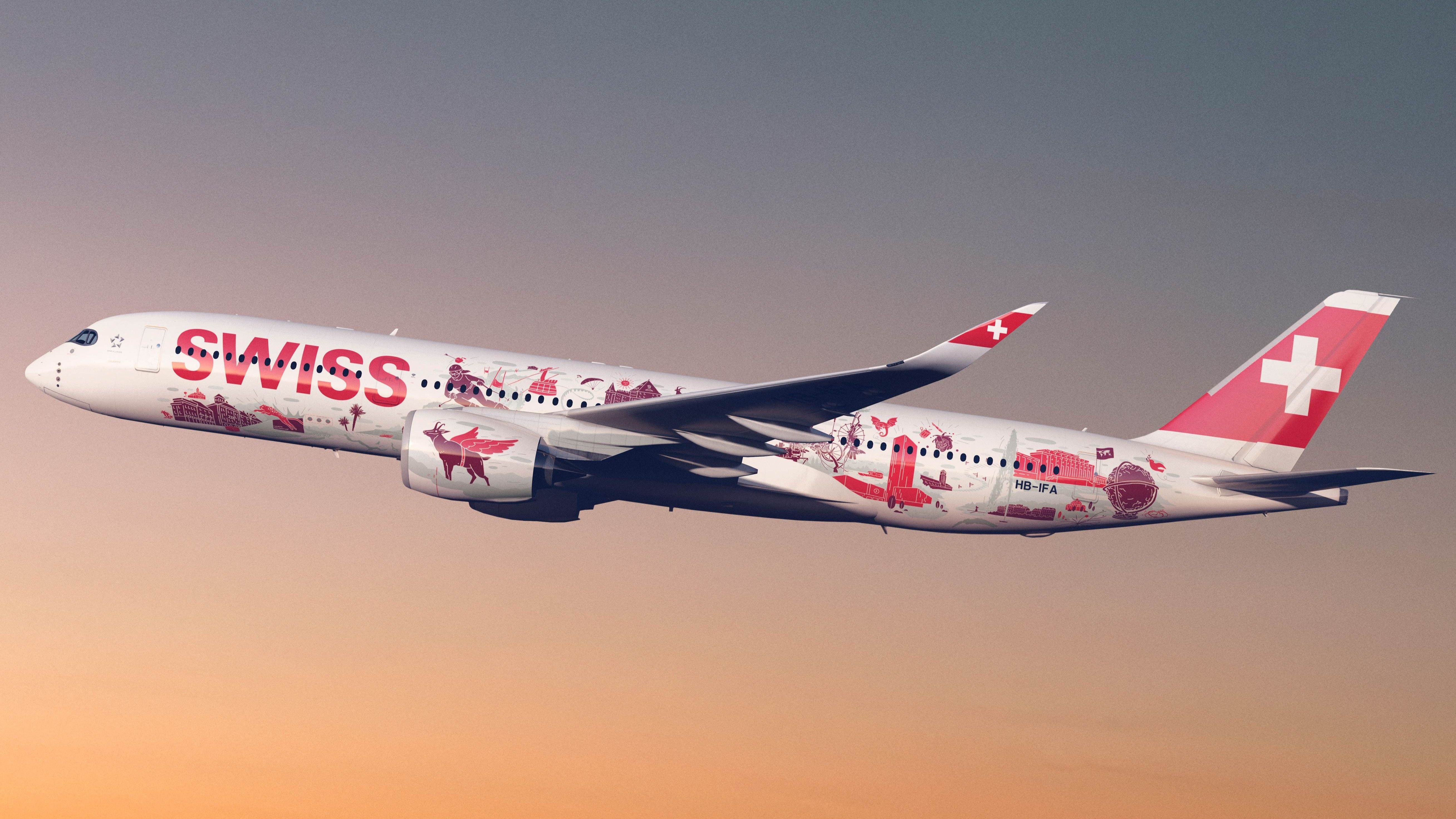 SWISS A350-900 スイス航空 Wanderlust 塗装 ph SWISS A350-900 スイス