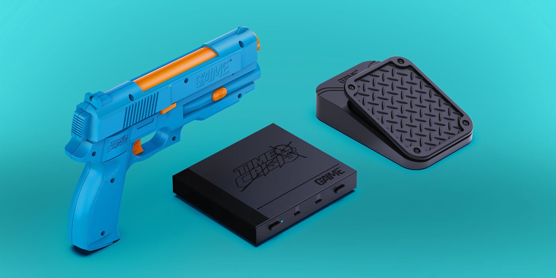 G'aim'e's Plug & Play Time Crisis Gun Smashing Over 14 Times Its