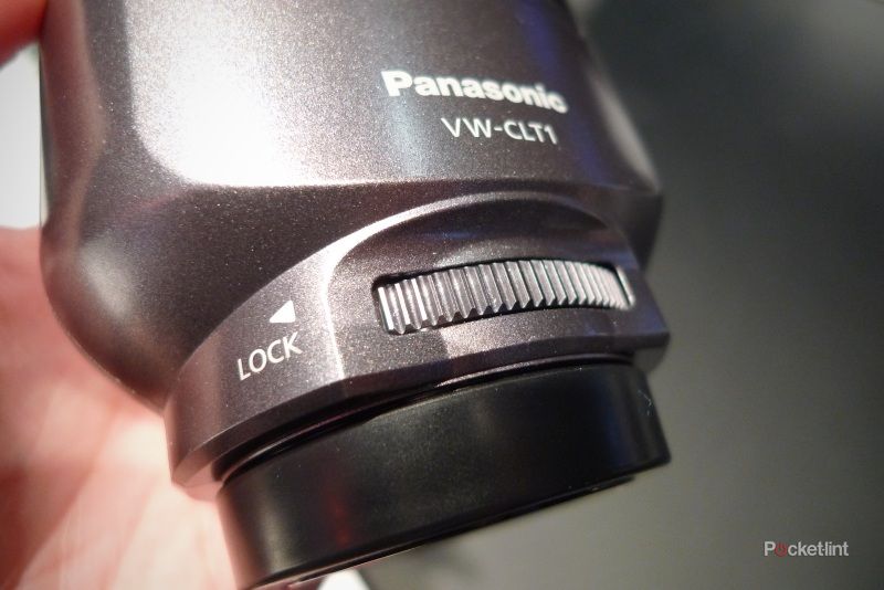 Panasonic VW-CLT1 3D camcorder lens hands-on