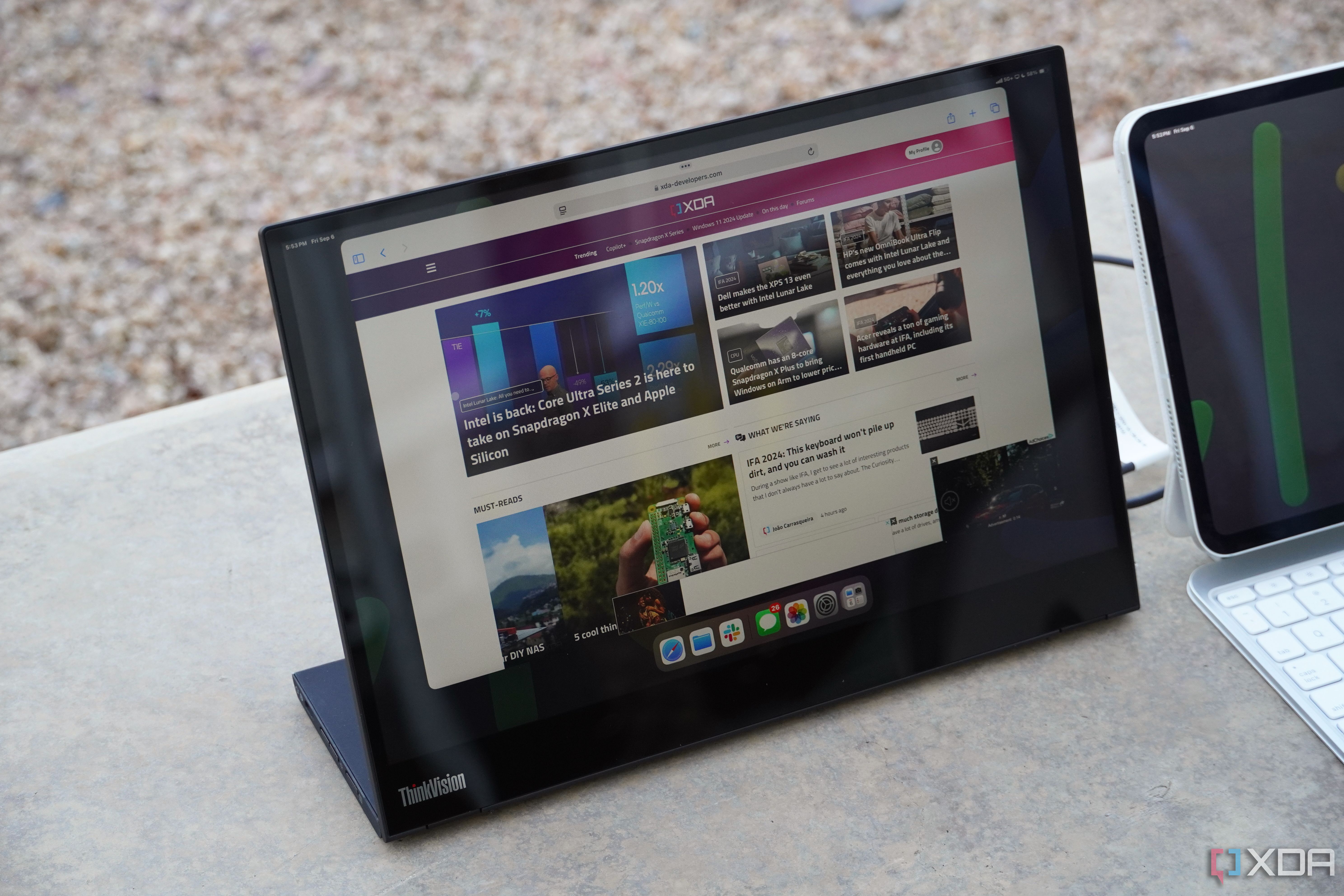 5 reasons the Lenovo ThinkVision M14t is the last portable monitor