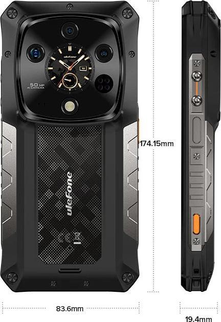 Ulefone ARMOR 28 ULTRA 5G 16/1TB BLACK (1000 GB, Epic Black, 6.67