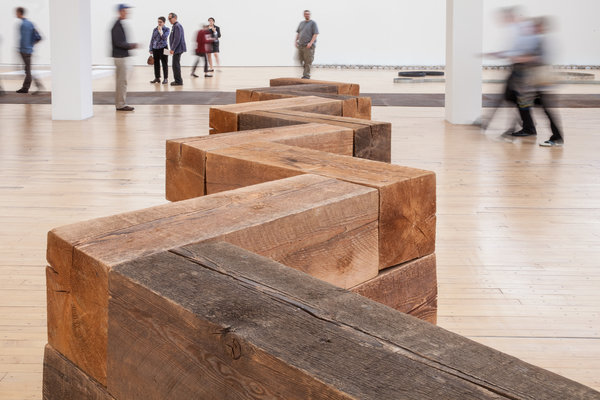 Carl Andre Emerges to Guide Installation at Dia:Beacon - The New