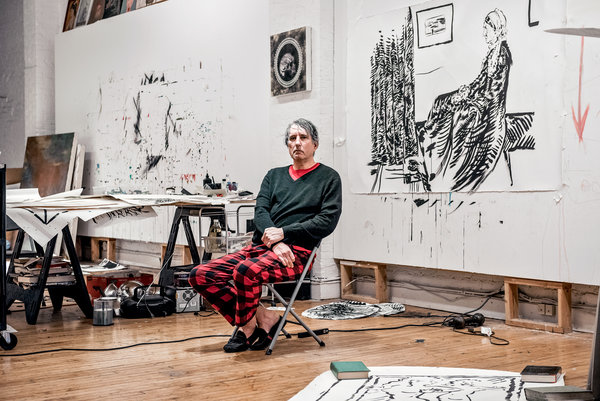 Raymond Pettibon: Pictures, Literary Voices and Surfers, Too - The