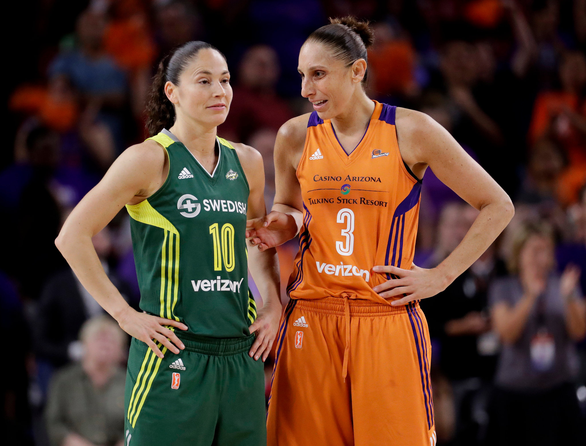 W.N.B.A. Frenemies Sue Bird and Diana Taurasi Save the Trash Talk