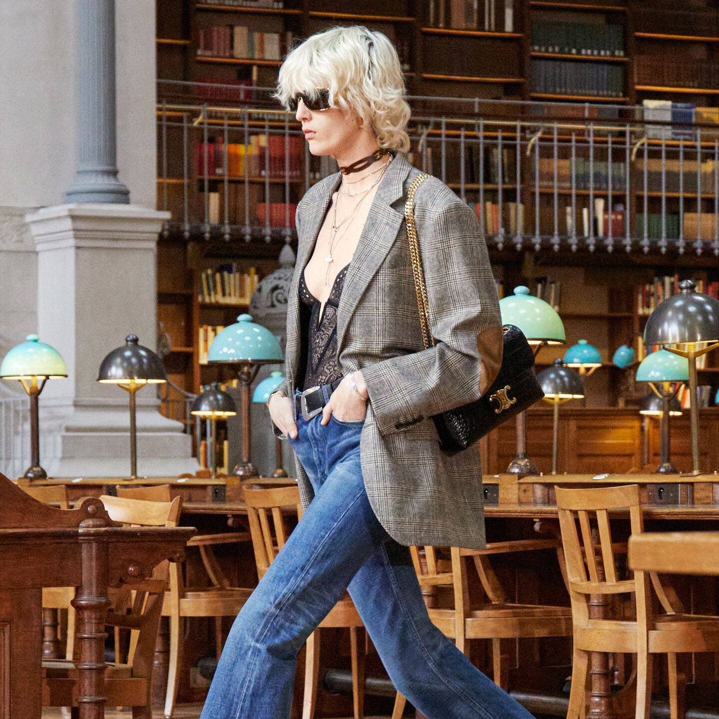 Hedi Slimane Drops a Surprise Celine Show - The New York Times