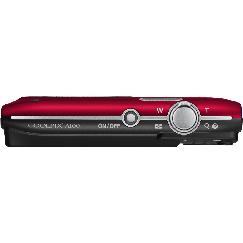 Nikon Coolpix A100, red - Compact cameras - Nordic Digital