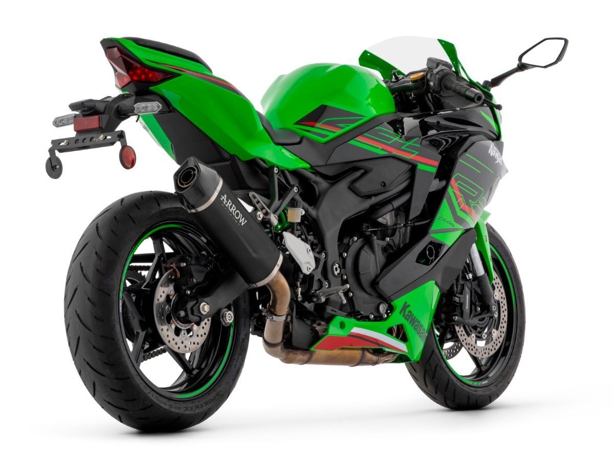 71963AKN ARROW SILENCER INDY RACE EVO DARK ALUMINUM CARBON