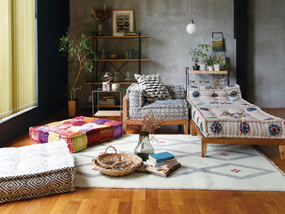 a.depeche block multi zabu ottoman / アデペシュ ブロックマルチ