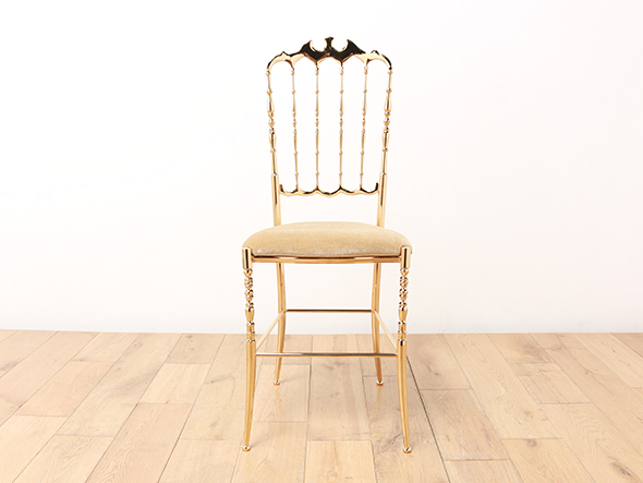 Lloyd's Antiques Reproduction Series Italian Brass Chiavari Chair