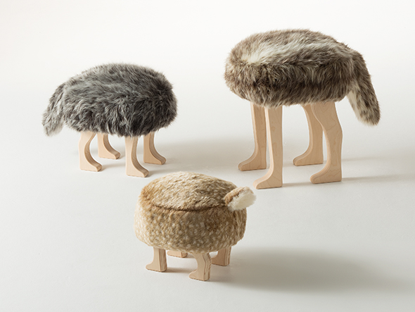 FLYMEe ZOO ANIMAL STOOL / フライミーズー アニマルスツール SSサイズ