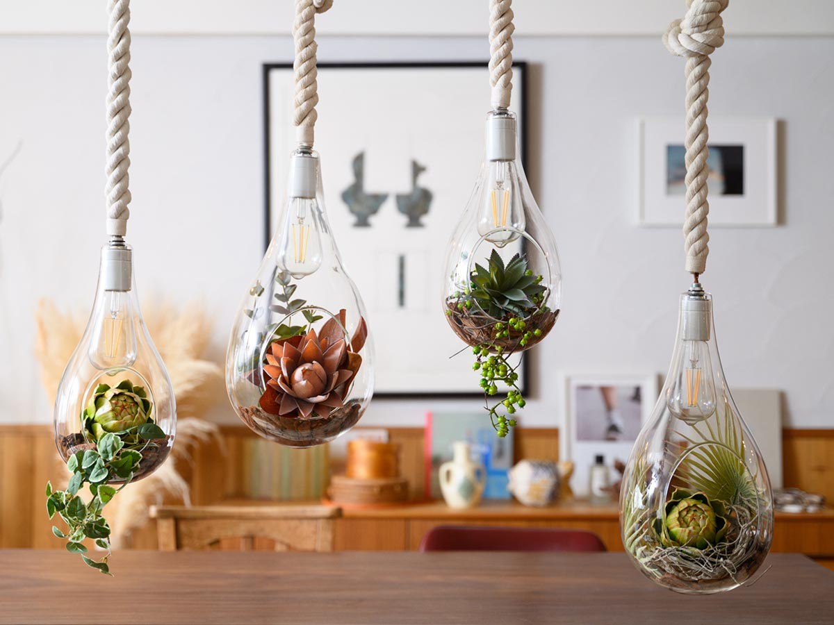 FLYMEe Parlor BOTANIC Hanging light with FAKEGREEN / フライミー