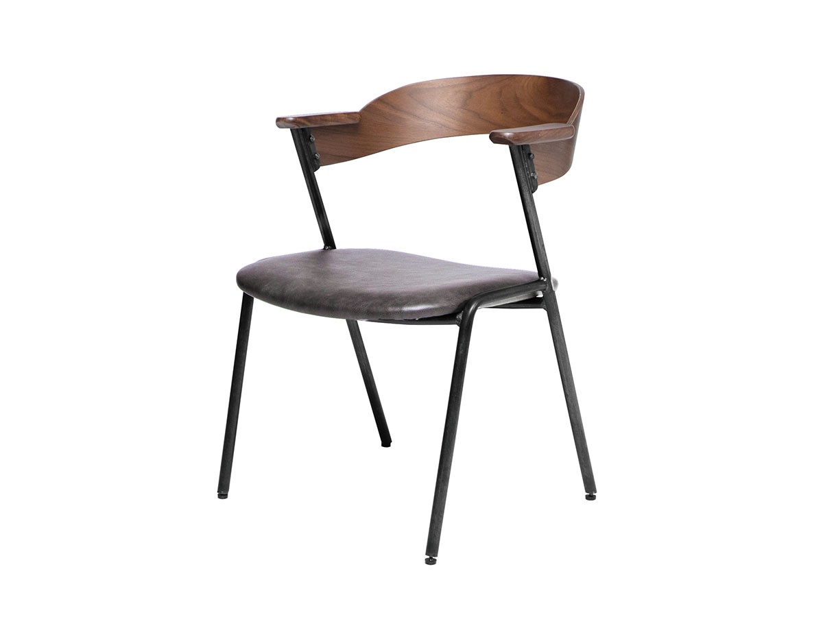 a.depeche danis short arm chair WN PU / アデペシュ ダニス ショート