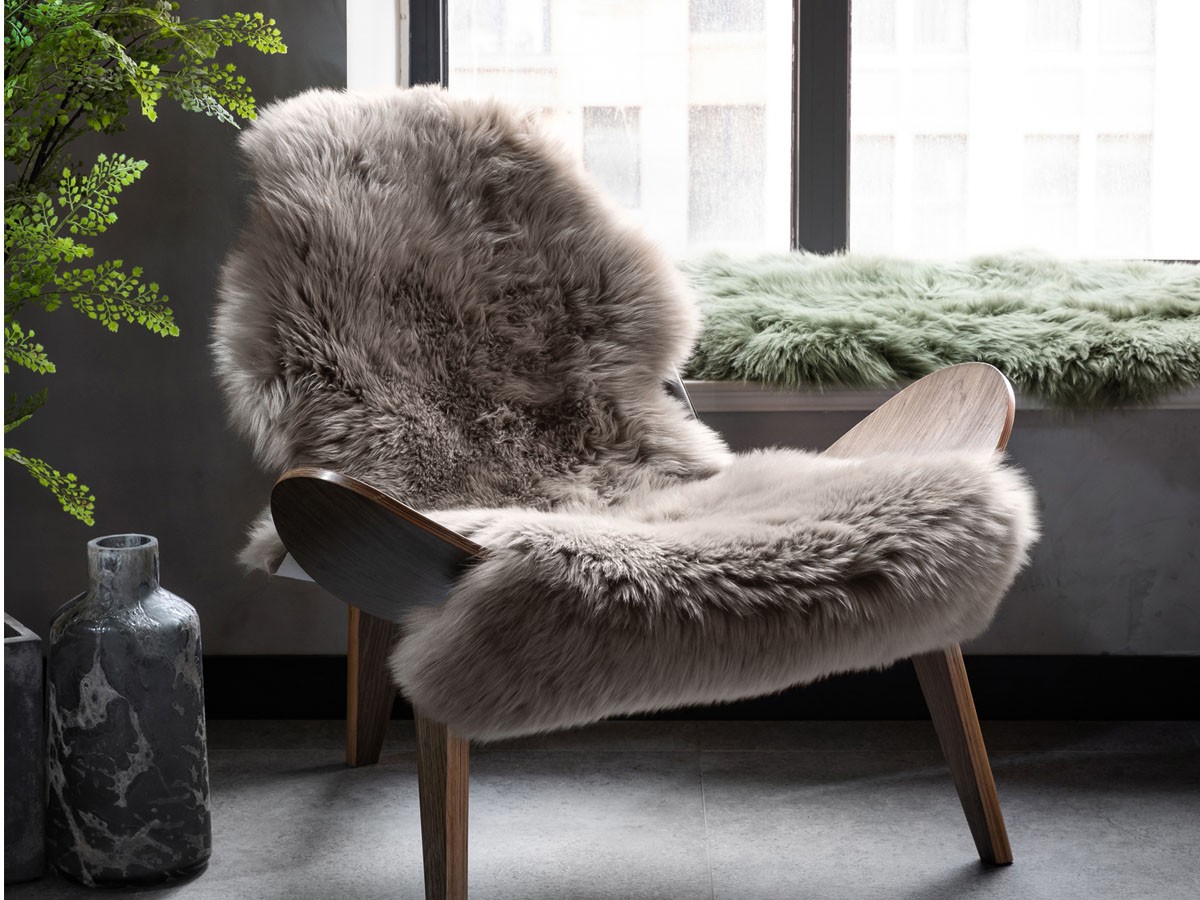 ムートンラグ❣️2メートルの2頭分❣️ ムートンラグ❣️2メートルの2