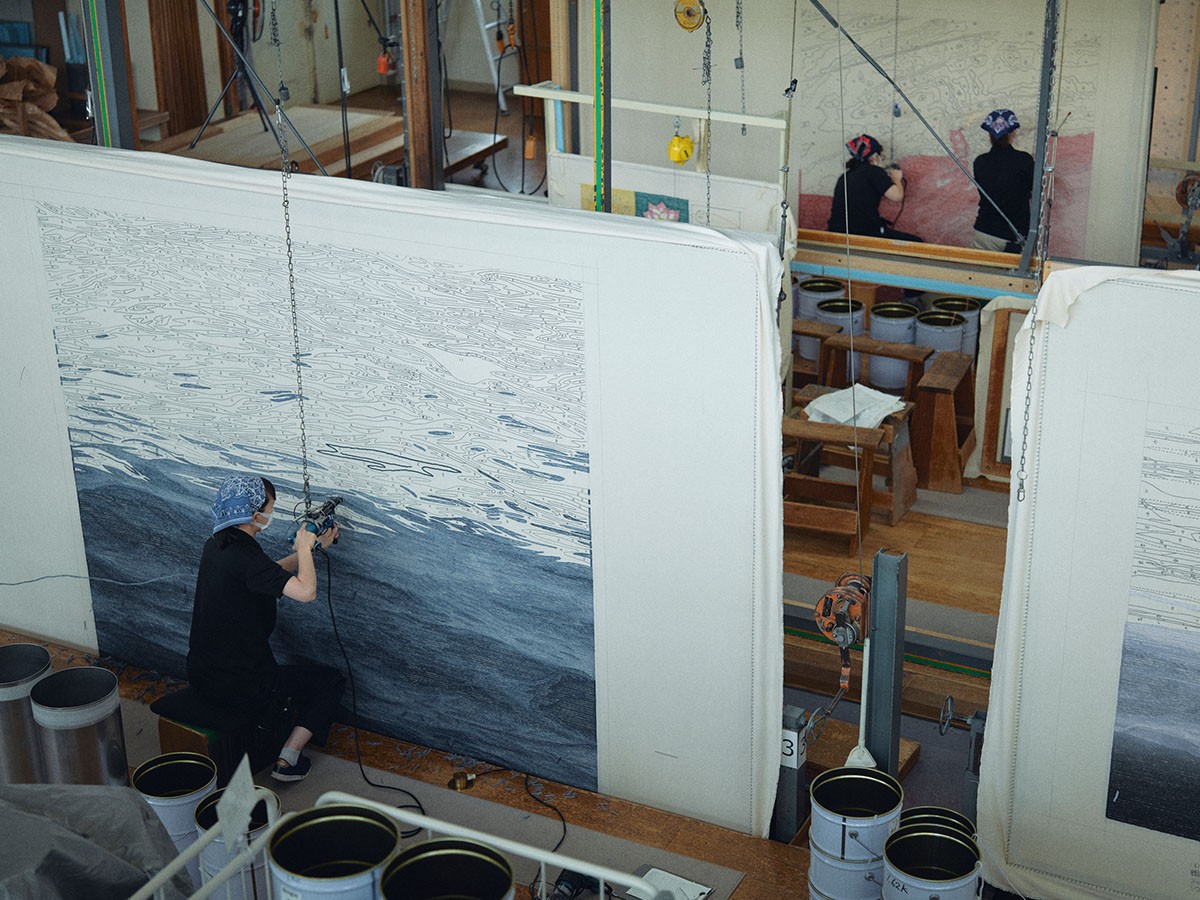 山形緞通 DESIGNERS LINE - KEN KIYOYUKI OKUYAMA - UMI / やまがた