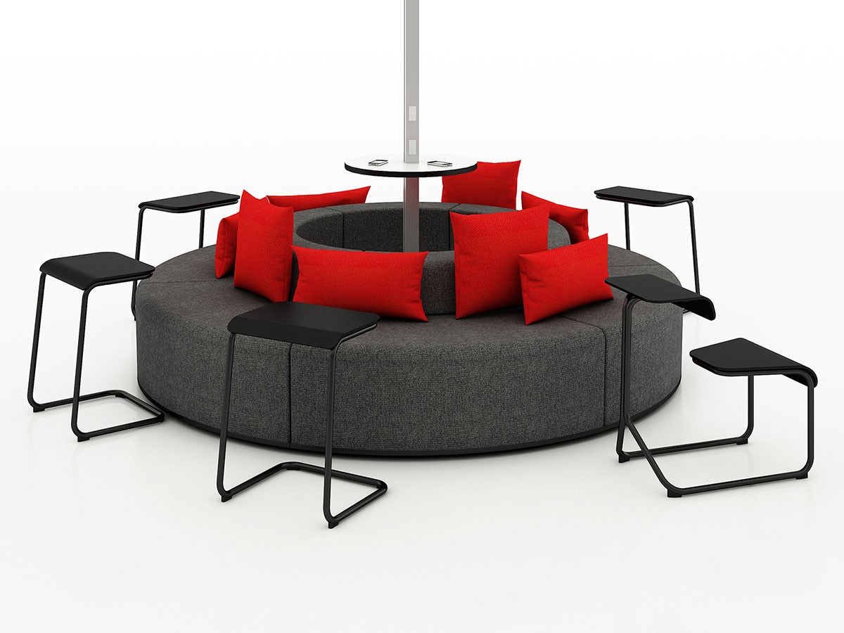 Knoll Office Toboggan Pull Up Table / ノルオフィス トボガン プル