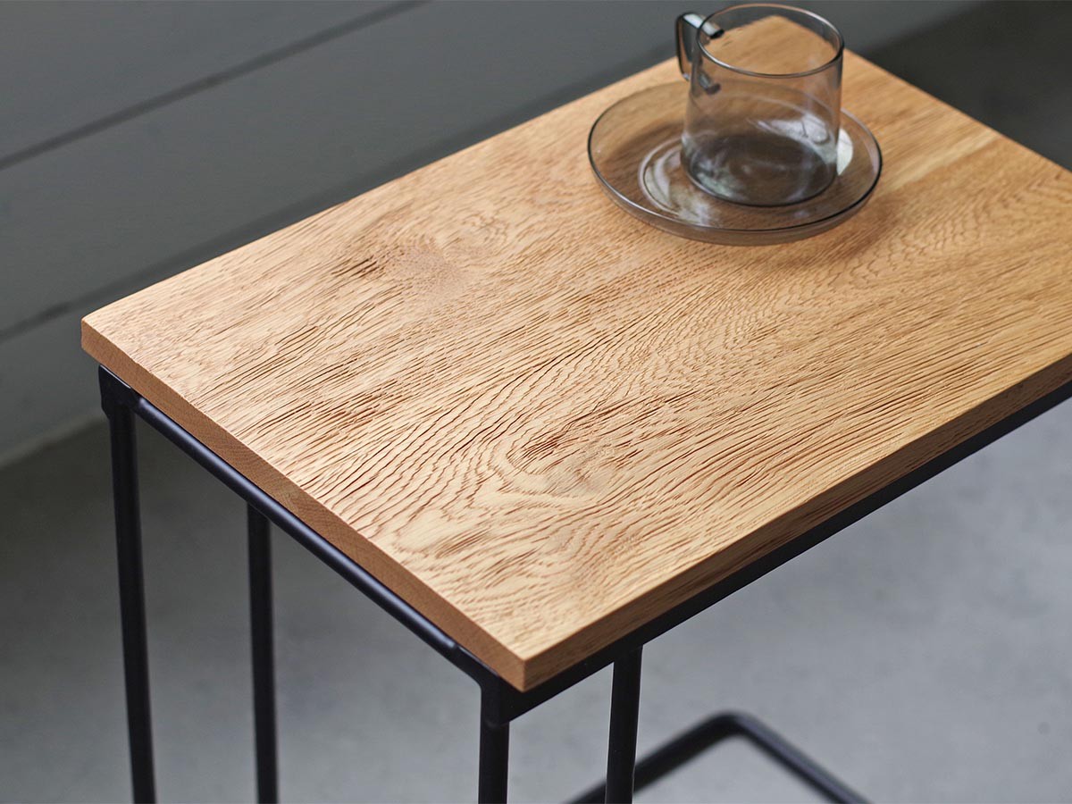 LIFE FURNITURE U OAK SIDE TABLE / ライフファニチャー U オーク