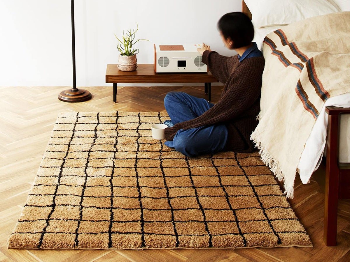 JOURNAL STANDARD FURNITURE GRID RUG / ジャーナルスタンダード