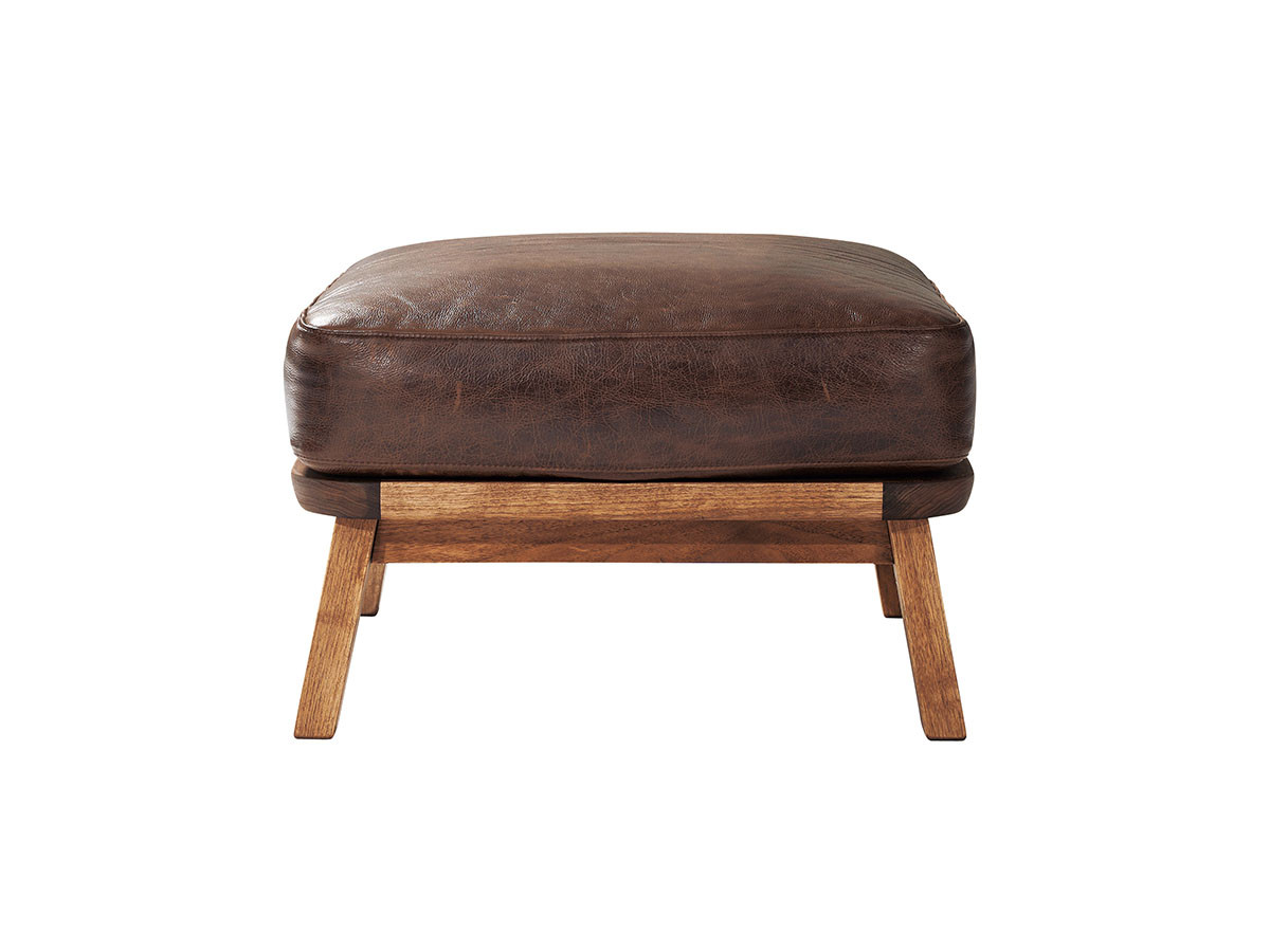 trinity ブラウンレザーオットマン 本革 スツール レザー オットマン