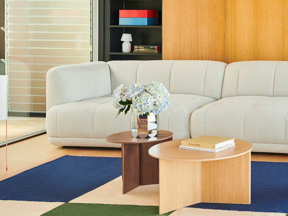 HAY SLIT TABLE WOOD ROUND SIDE TABLE / ヘイ スリットテーブル