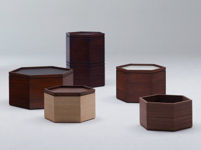 Cadenza Esagono / カデンツァ エザーゴノ 収納BOX + トレー