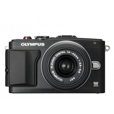 Olympus PEN Lite E-PL6 + 14-42mm II R Kit, black - Mirrorless