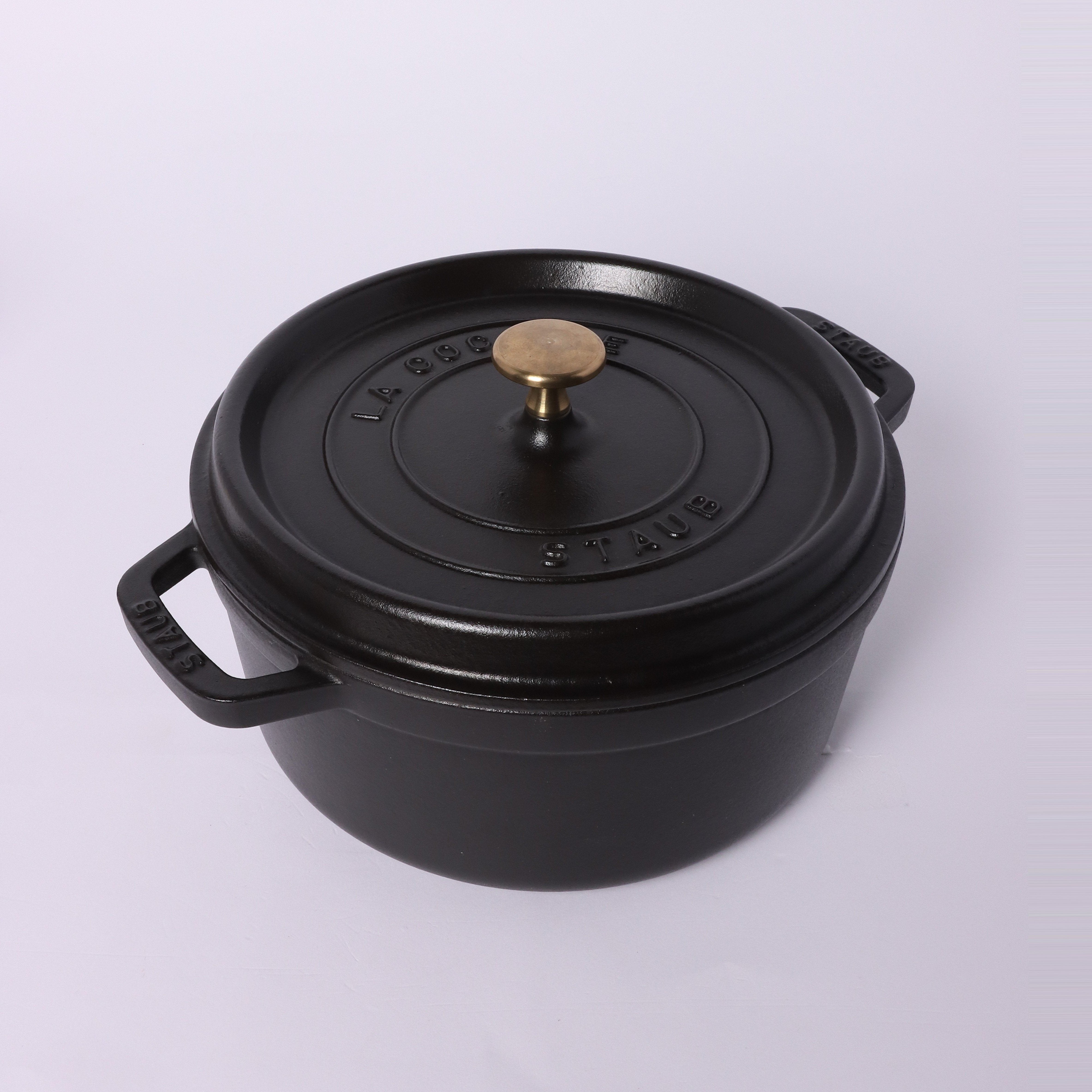 ピコ・ココット ラウンド 24cm ブラック｜ココット｜ストウブ公式