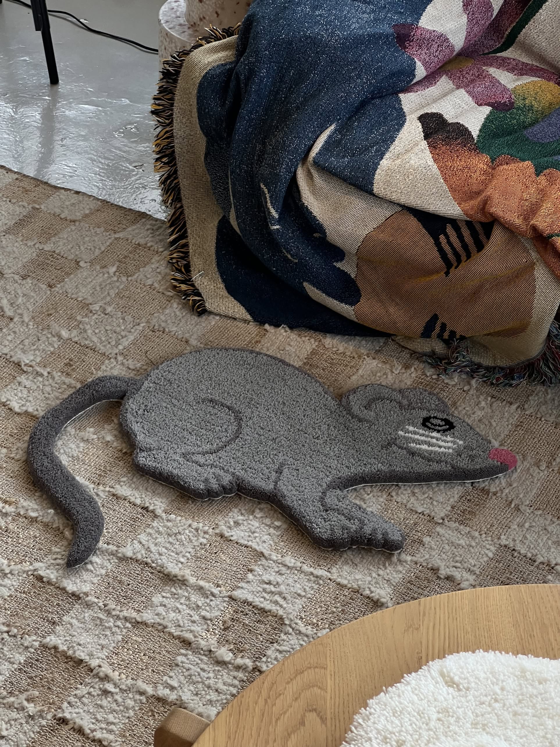 MIYOSHI RUG Shiomi Wada x MIYOSHI RUG Mouse Rug - Stacked Store