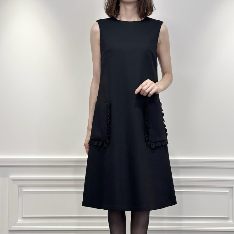 新作入荷情報〈ダブルクロスフリルポケットワンピース〉 | m-i-d