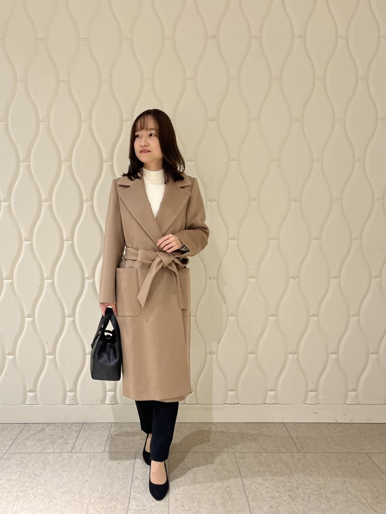 今年こそ狙うべき！名品カシミヤコートは低身長でもジャストサイズで