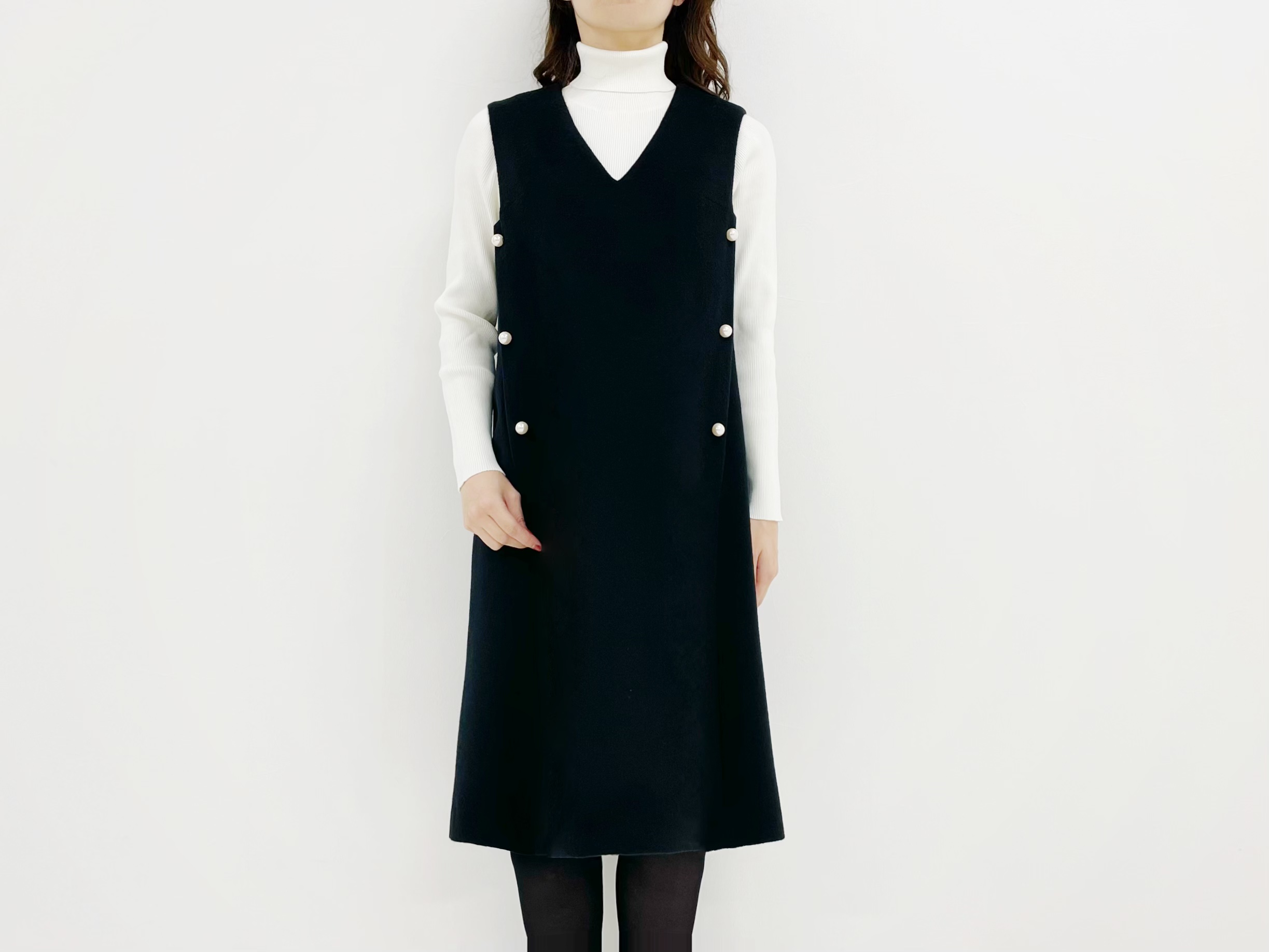 新作入荷情報〈パールボタンジャンパースカート〉 | m-i-d