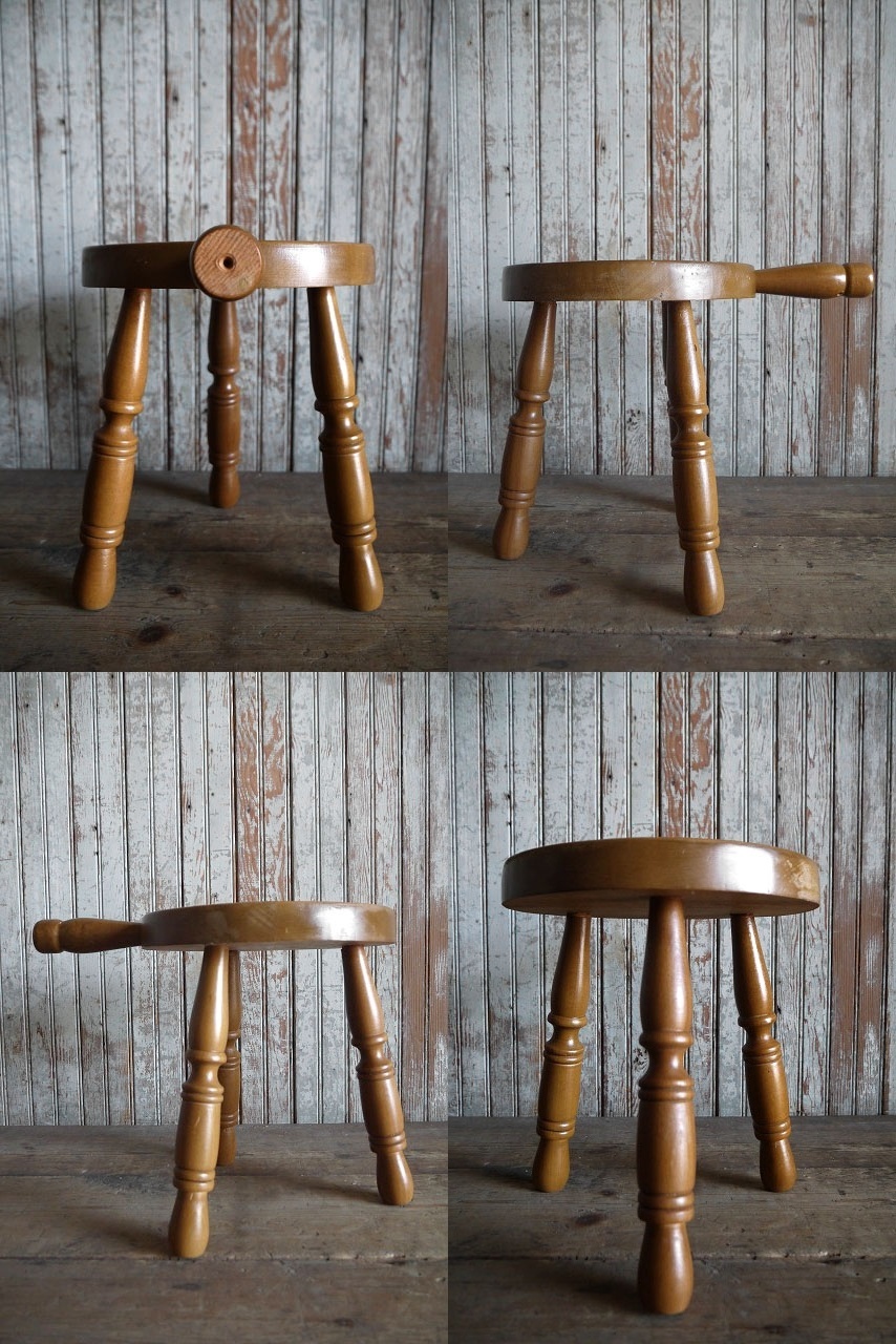 特別出品 フランス ミルクスツール 民藝 民芸 古道具 アンティーク