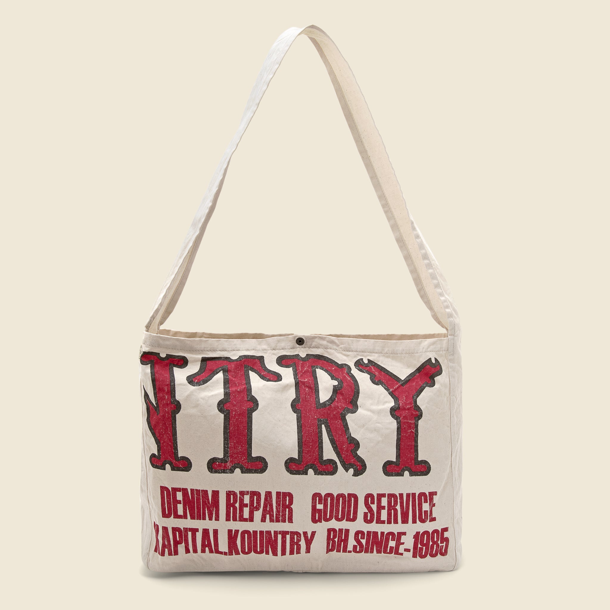 Kountry Factory Book Bag - Ecru