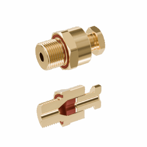 Cable Gland Exe: E204/622 M25/B1/15mm (D5,0-9,1mm) Brass - R