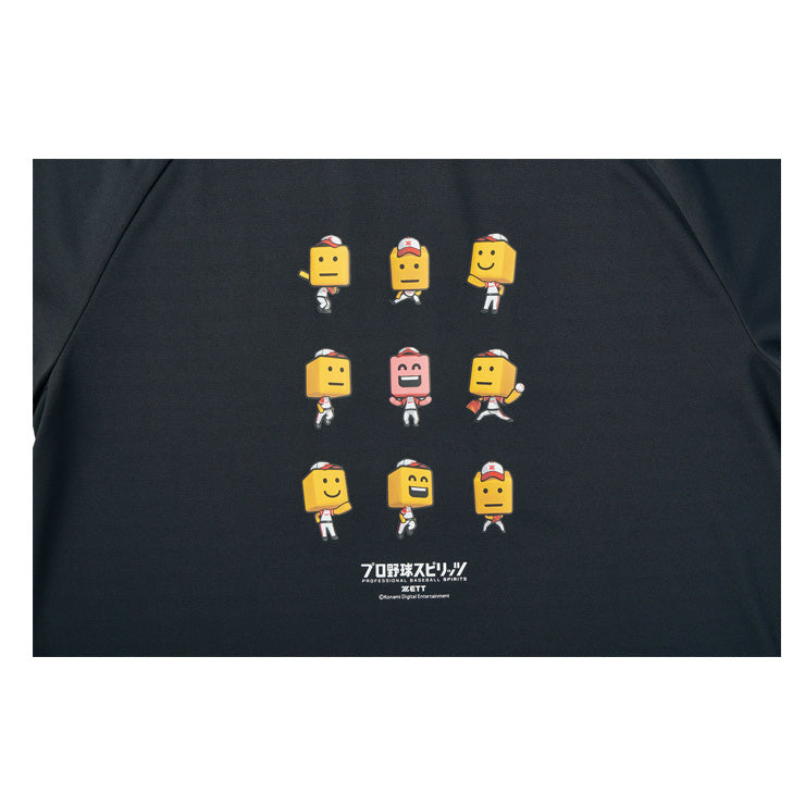 2025モデル】ゼット 野球 プロスピA コラボ 調子君 Tシャツ 半袖