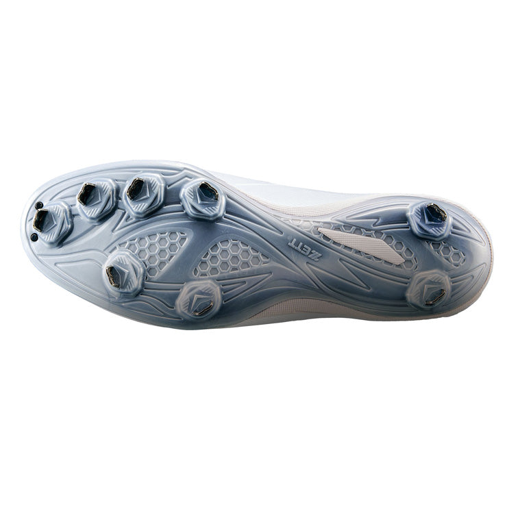 ゼット ZETT 野球 白スパイク 金具スパイク スーパーグランドジャック