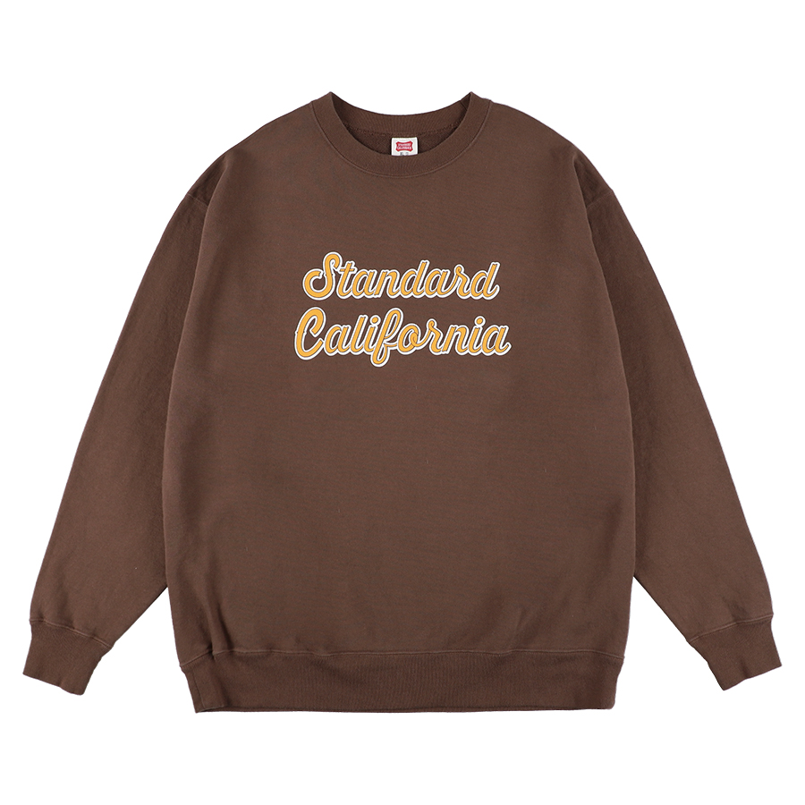 SD US Cotton Script Logo Crew Sweat : STANDARD CALIFORNIA OFFICIAL