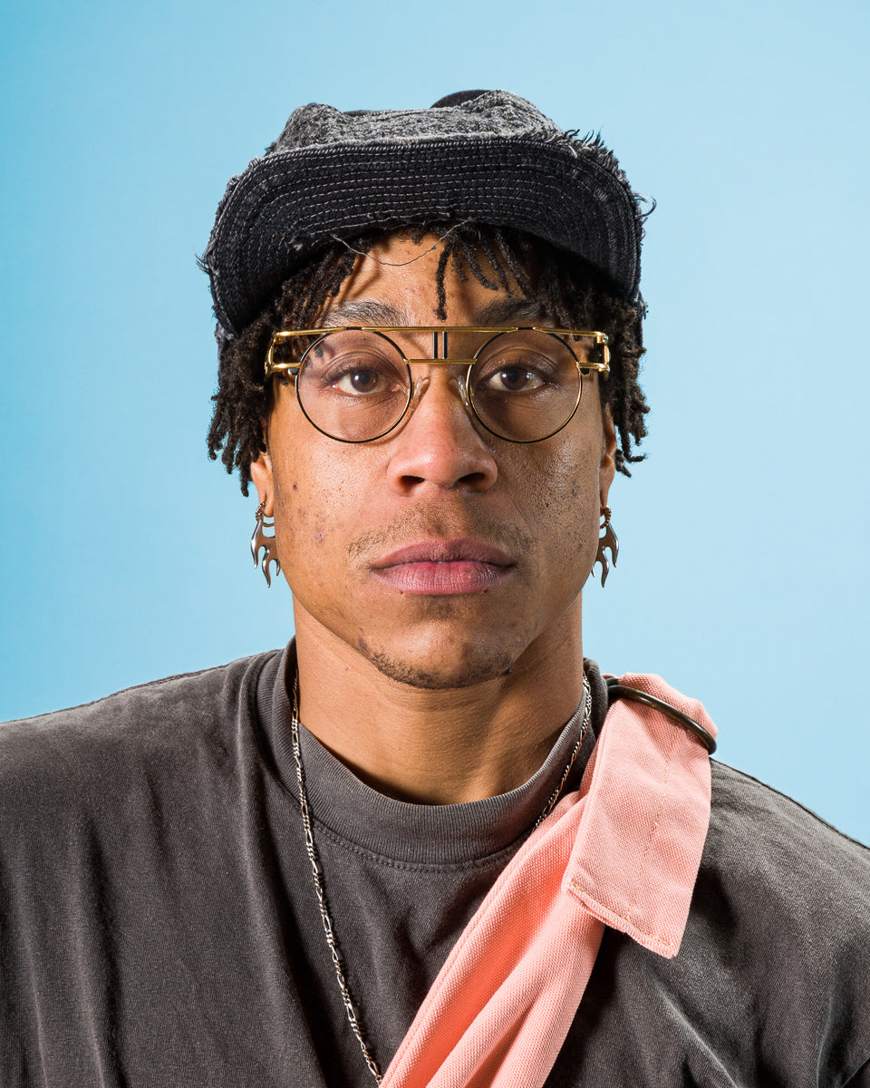 Kapital 11.5ozBLKxBLK Denim The Old Man And The Sea Cap(Crash