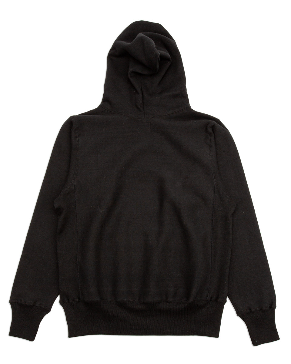 Warehouse Lot 484 Reverse Weave Loopwheel Pullover Hoodie - Black