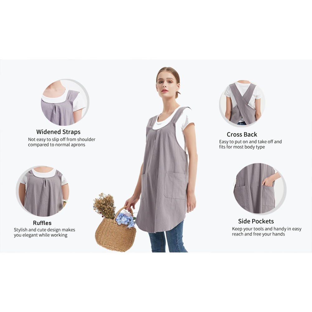 pheeny 23SS Cotton nylon dump apron エプロン PHEENY/COTTON NYLON