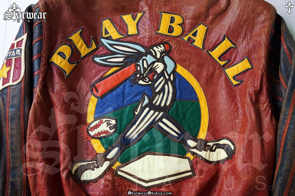 Vintage 90s Jeff Hamilton Reversible Leather Bugs Bunny Looney