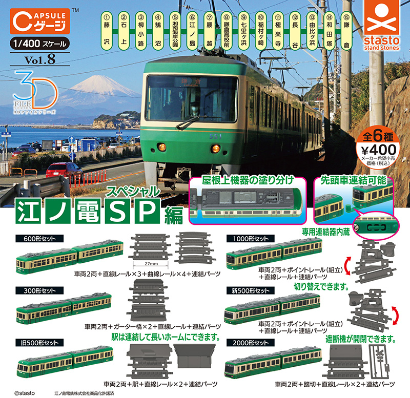 standstones Cゲージコレクション Vol.8 江ノ電スペシャル編
