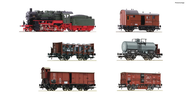 roco 61481 - 6 piece set: German “Prussian goods train” of the