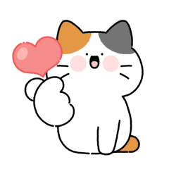 SmileCat V.3 Valentine's Day - LINE スタンプ | LINE STORE