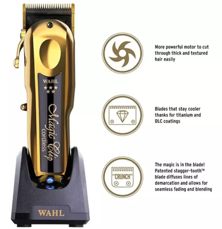 Wahl Cordless Magic Clip Gold | Salontotal.com