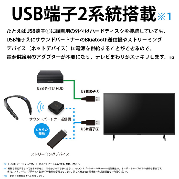 SHARP AQUOS 19型 液晶テレビ｜コンパクトでちょうどいい大きさ