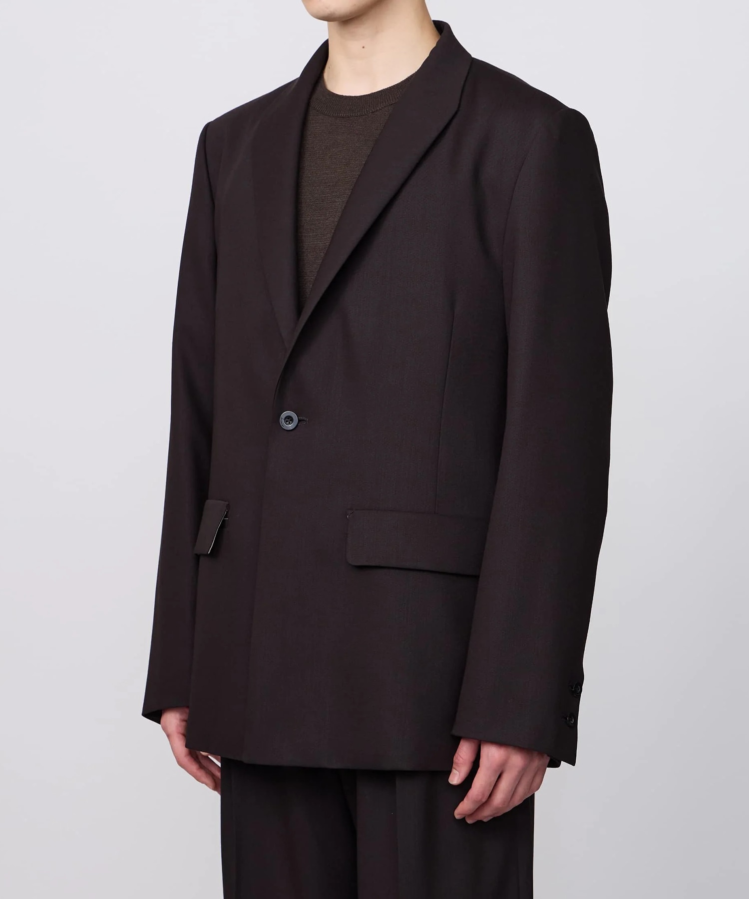 MODIFIED SHAWL COLLAR JACKET | IRENISA
