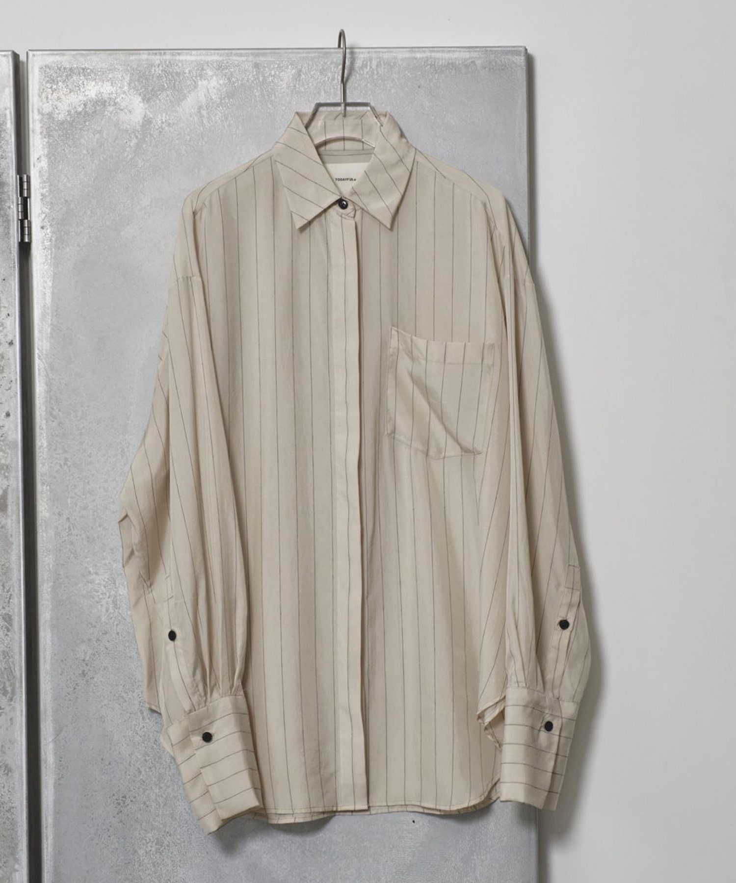 Stripe Silky Shirts(FREE IVORY): TODAYFUL: WOMENS｜ STUDIOUS