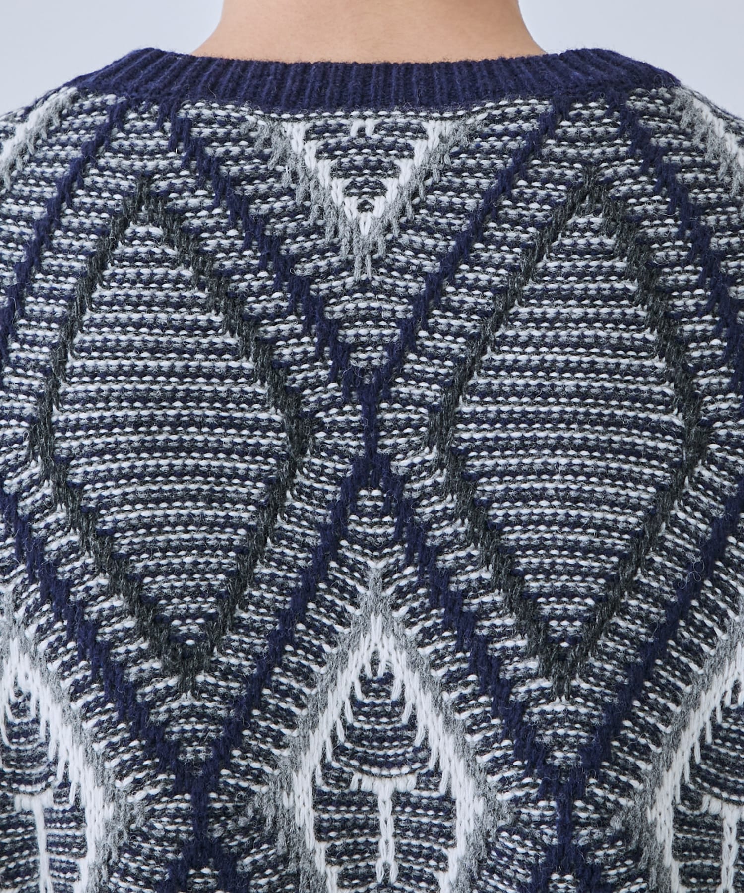 TTT_MSW | Diamond pull over knit